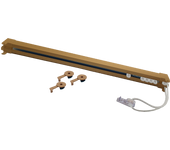 Riel qúo techo cordón 150cm oro mate
