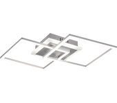Plafón led titán, 25w, 3000lm, 3000k, metal, 57.5x35.5x7.5cm