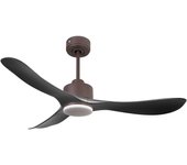 Ventilador de techo con luz motor dc cora d132 01 24 18 purline blanco 132 cm