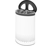 Cesto de ropa cubo para la colada blanco 55 l