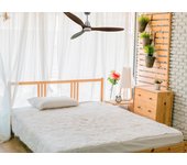 Ventilador de techo con luz motor dc lima d166 04 35 18 purline plata 166 cm