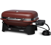 Barbacoa eléctrica weber lumin 1000 compact para 4 personas de 2200 w roja
