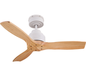 Ventilador de techo sin luz silencioso dc exterior inspire loret beige/blanco 94 cm