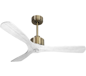 Ventilador de techo con luz motor dc zafiro d132 02 25 18 klassfan blanco 132 cm