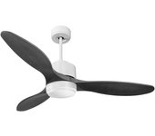 Ventilador de techo con luz motor dc lima d132 01 12 12 klassfan blanco 132 cm