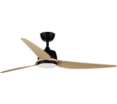 Ventilador de techo con luz exterior dc sulion marina xl negro 142 cm