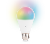 Bombilla inteligente led e27 redonda multicolor opaco 806lm altavoz bluetooth