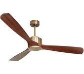 Ventilador de techo sin luz motor dc zafiro d 05 15 klassfan marrón 166 cm