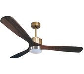 Ventilador de techo con luz motor dc zafiro d 04 15 17 klassfan plata 166 cm