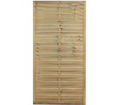 Panel trenzado de madera natura marrón claro 90 x 180 cm