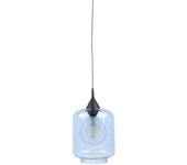 Lámpara de techo greta e27 cristal azul