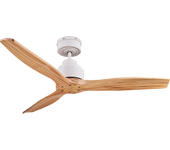 Ventilador de techo sin luz silencioso dc exterior inspire loret beige/blanco 122 cm