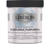 Pintura efecto purpurina liberon 500ml topo