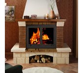 Revestimiento de chimenea veleta 80 ladrillo