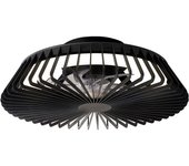 Ventilador de techo con luz sin aspas silencioso dc mantra himalaya negro 63 cm