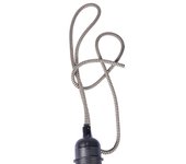 Lámpara de techo farol romluxe negra, beige 1 luz e27