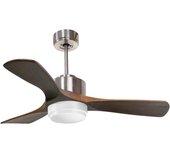 Ventilador de techo con luz motor dc zafiro klassfan blanco 106 cm