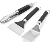 Set de utensilios para barbacoa de acero inoxidable