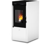 Estufa de pellet cointra garda 11 bianco de 11 kw