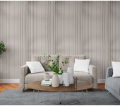 Papel pintado tnt aplicación cola en pared geométrico rayas 2992 gris vinelus 52cmx10m lavable apto para cocinas o baños