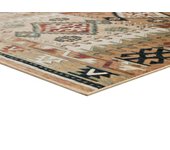 Alfombra viscosa pelo corto antalia 711 multicolor 135x195cm