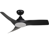 Ventilador de techo con luz silencioso dc inspire aruba plus negro 112 cm