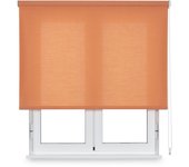 Estor enrollable sharp trevira orange de 150x190 cm