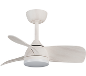 Ventilador de techo con luz silencioso dc inspire beach blanco 71 cm