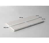 Placa de cartón-yeso laminado + perfil led t 14.5 x 29 cm x 13 mm