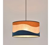 Lámpara de techo dune 1 luz e27 38 cm caramelo/azul/beige