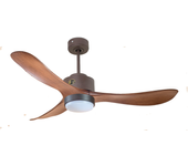 Ventilador de techo con luz motor dc cora d132 03 14 11 klassfan negro 132 cm