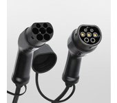Cable de carga cargador coche eléctrico ac tipo 2 monofásico 5m 32a ksix