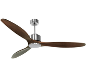 Ventilador de techo sin luz motor dc lima klassfan plata 166 cm