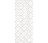 Alfombra pie de cama exterior/interior pvc anouk gris multicolor 48x110cm