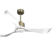 Ventilador de techo con luz motor dc canada d132 02 25 18 purline blanco 132 cm