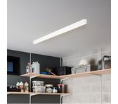 Regleta con fuente de luz led bouju inspire blanco neutro 120 cm 5200 lm