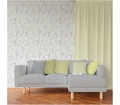 Papel pintado tnt aplicación cola en pared naturaleza plantas 2999 gris vinelus 52cmx10m lavable apto para cocinas o baños
