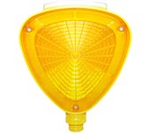 Baliza solar color ambar