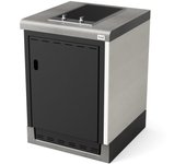 Modulo bancada kitaway [f] 61 vitroceramica smeg liso b/g