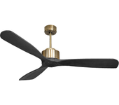 Ventilador de techo sin luz motor dc terek klassfan marrón 132 cm