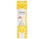 Bolsas de basura brabantia blancas con capacidad de 3l