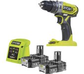 Taladro percutor ryobi 18v 2bat 1.5ah