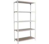 Estanteria sin tornillos maderclick blanca 5/30
