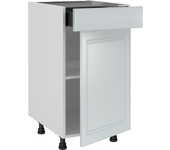 Mueble bajo de cocina delinia id oxford azul 76,8x60 cm 1pta 1 caj