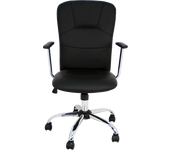 Silla de escritorio con respaldo magali negro