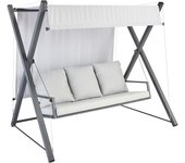 Balancín de acero naterial odyssea gris 155x213 cm