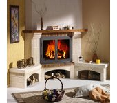 Revestimiento de chimenea abujardado elche 70 piedra