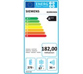 Frigorífico combi siemens kg39nvwda de 60x203x66cm 366 litros clase d