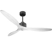 Ventilador de techo con luz motor dc lima d166 02 21 18 purline blanco 166 cm
