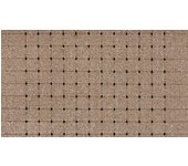 Alfombra pasillera polipropileno al corte stanford visón rectangular 67 cm